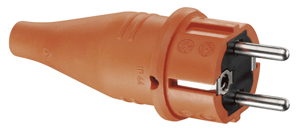 ABL 1419170 Enchufe de goma naranja 250V IP44 - 1419-170