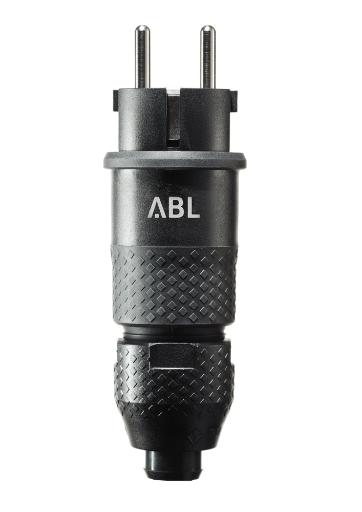 ABL Sursum 1529100 Enchufe con toma de tierra Termoplástico Negro IP54 - 1529-100