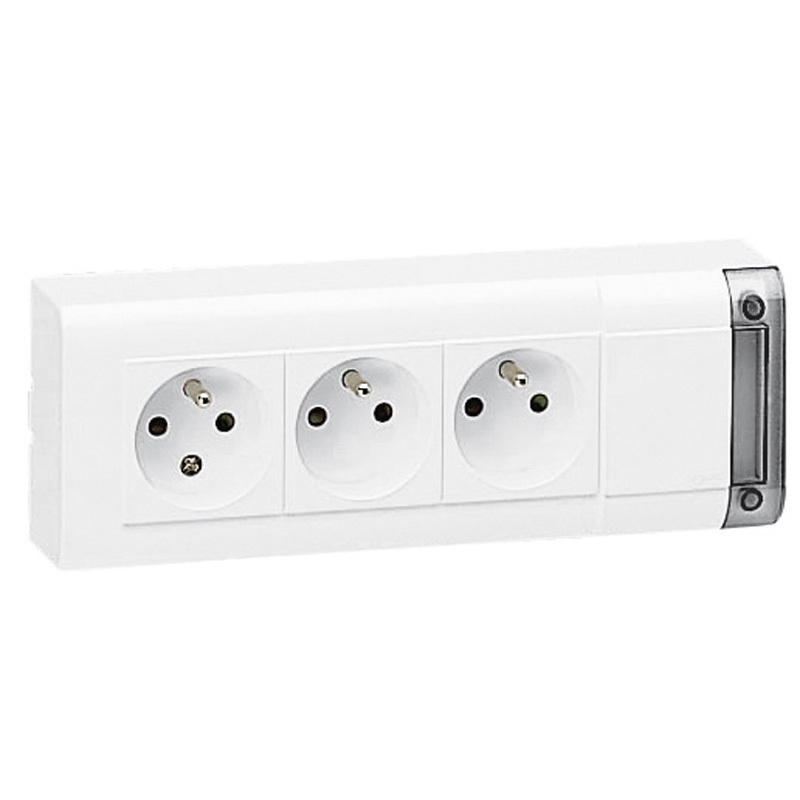 Legrand Cordless Multiple Socket 3x2P+PA (European Socket) - 050609