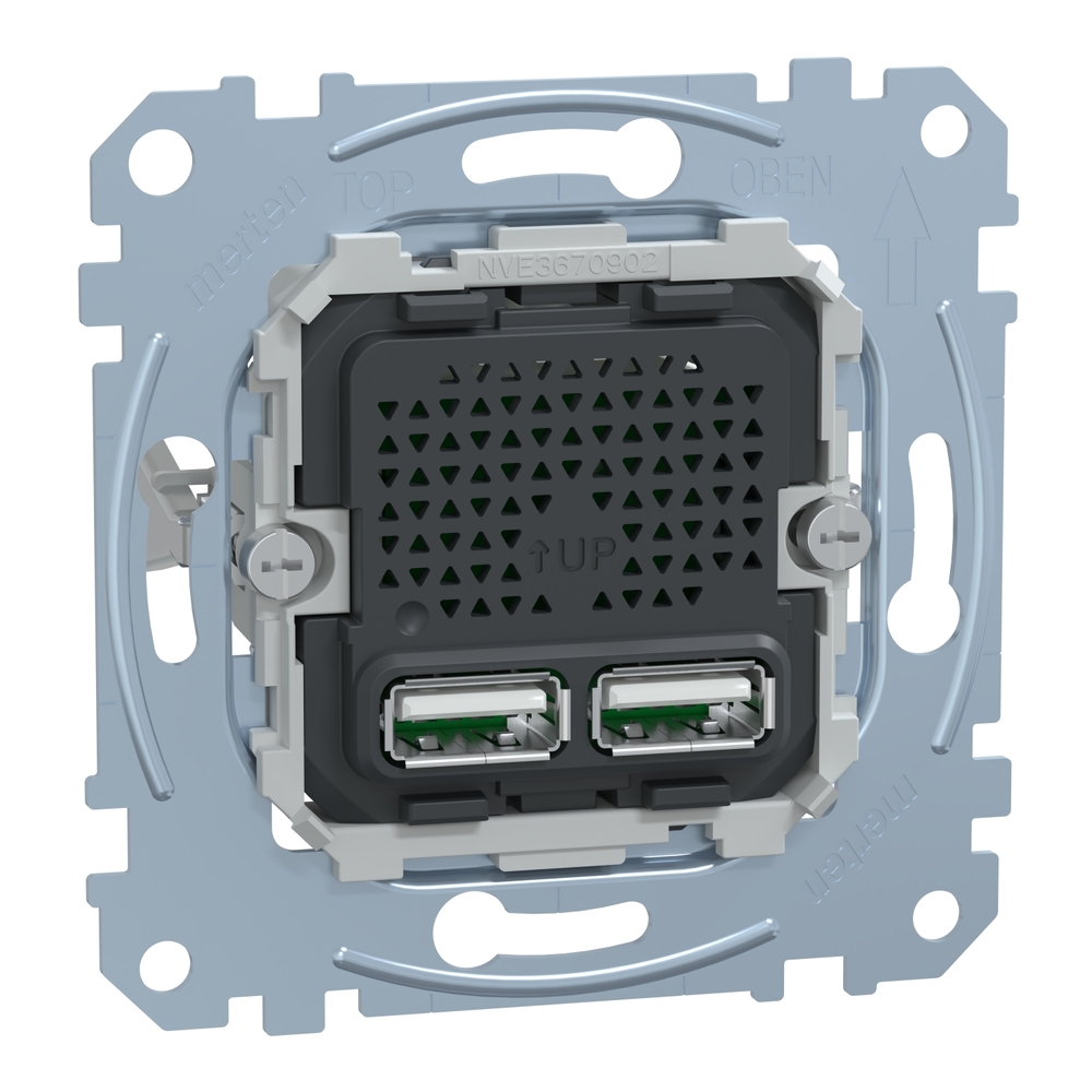 Fuente de alimentación Schneider Electric USB Charger 2.1A - MTN4366-0100