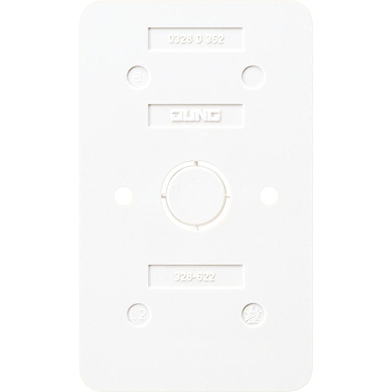 Jung AP600 Alpine White Base Plate - 328-622WW