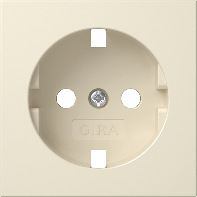 Gira Schuko Socket System 55 Cream White - 492001