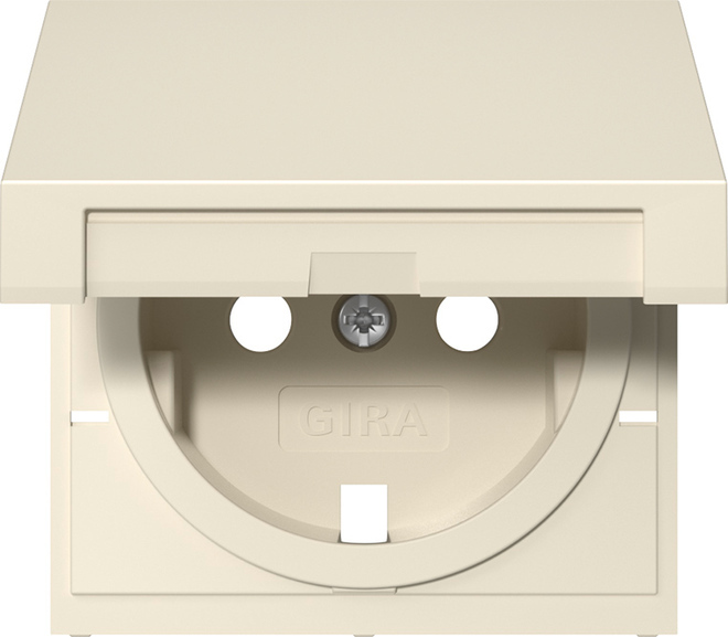 Gira Schuko Cover HC System 55 en blanc crème - 492201