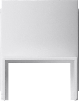 Gira Studio Adaptateur Entrée de câble 1V Canal 20x30mm Blanc pur - 0017053