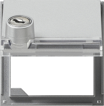 Gira TX44 Switch Cover Plate Aluminium Color - 069765