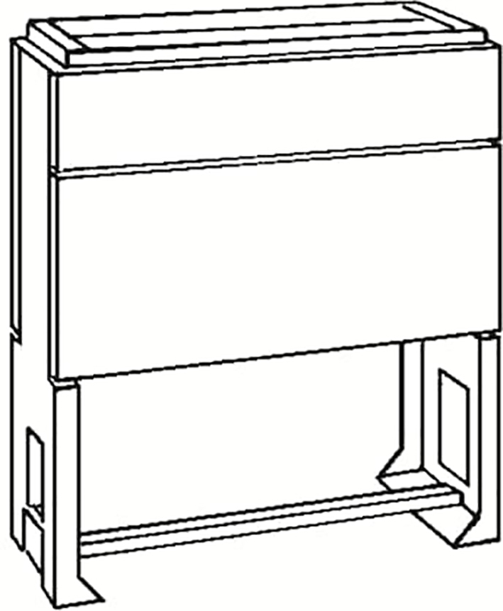 ABB EH3 Polyester-Sockel für DIN 00-Montage - 4TBE843390N0100