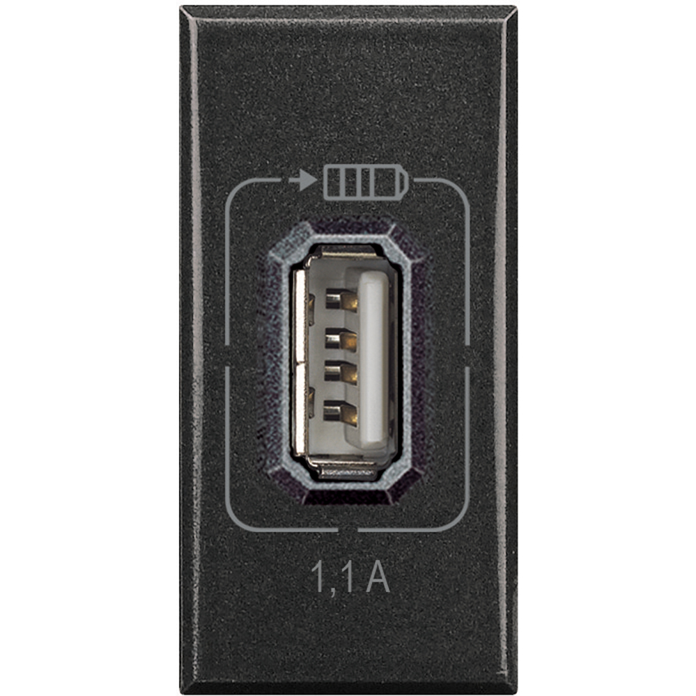 Axolute USB-Ladegerät 1.1A 1M Anthrazit - BTHS4285C1