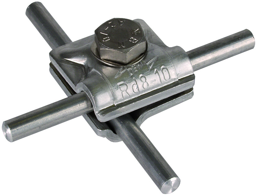 Dehn MV Abrazadera Al Para Rd 8-10mm Con Tornillo Hexagonal Y Arandela De Resorte - 390551