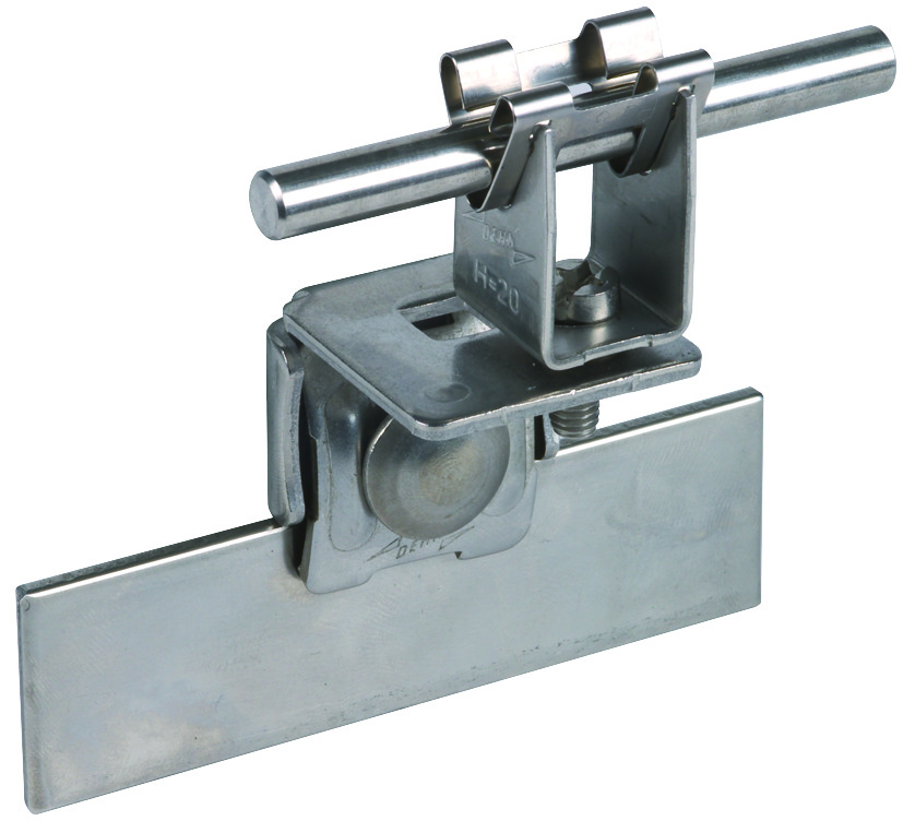 Roof Conductor Holder For Tin Roofs With Parallel Seam - 223031