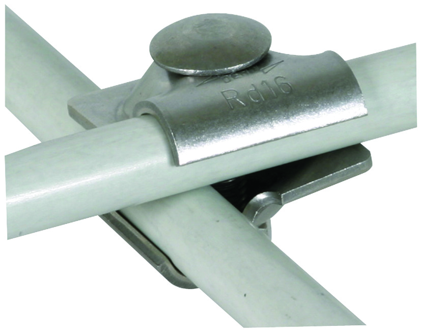 Dehn MV Abrazadera StSt Rd 16/16mm Con Tornillo Cabeza Truss - 393069