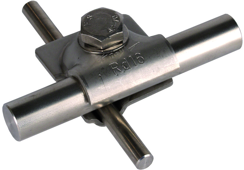 Dehn MV Clamp 8-10/16mm Stainless Steel With Hexagon Screw - 392059