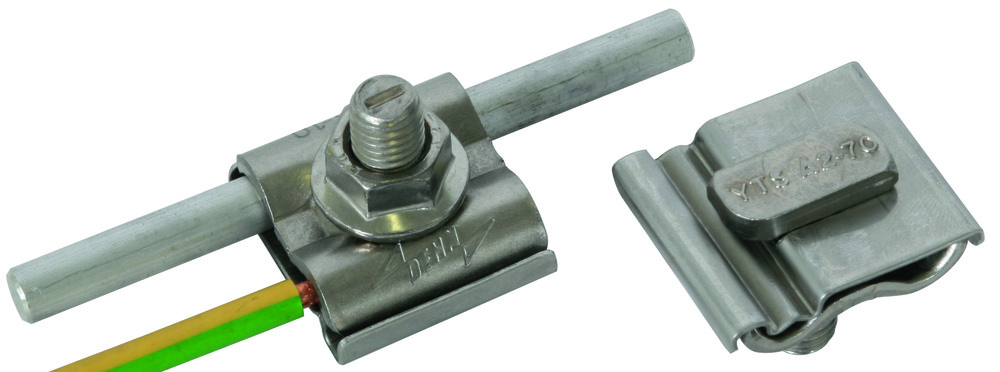 Dehn Uni Earthing Clamp StSt For Rd 8-10mm And Cond 4-50mm With M10 Screw - 540260