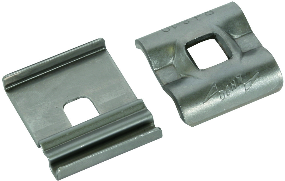 Dehn Placa de Contacto Doble Grapa 4-50mm Rd 8-10mm Agujero Cuadrado 9x9mm - 540251