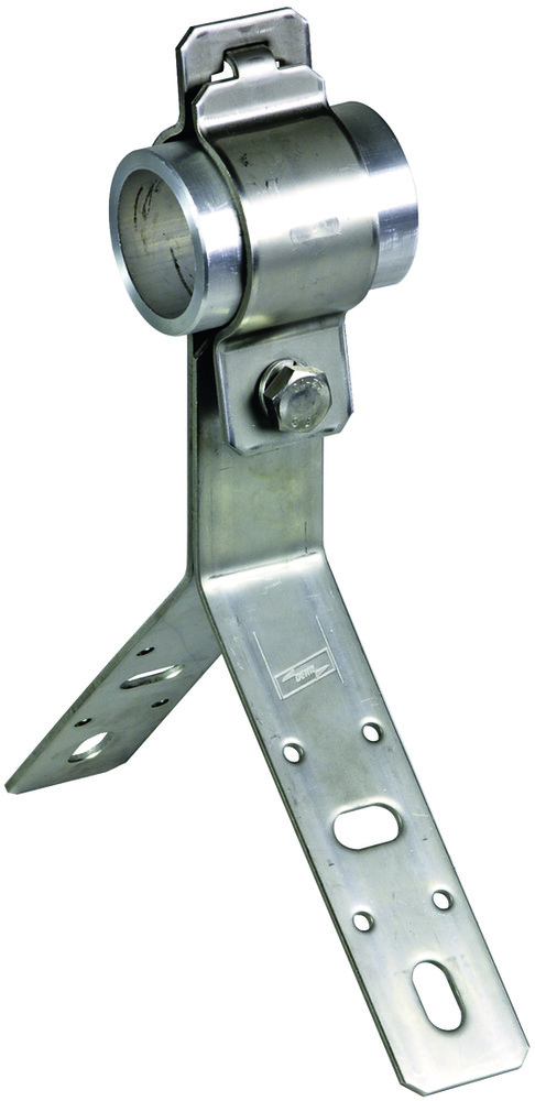 Dehn Stainless Steel Fixing Bracket With Cleat For 50mm Pipes - 105341