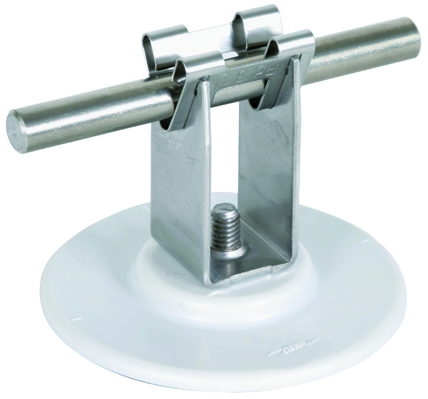 Dehn Soporte de Conductor de Techo Almohadilla Adhesiva 32mm Acero Inoxidable - 297120