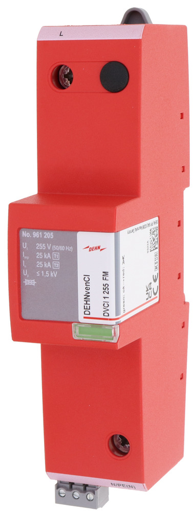 DEHN DVCI 1 255 FM Combined Arrester Type 1+2 Single Phase Protection - 961205