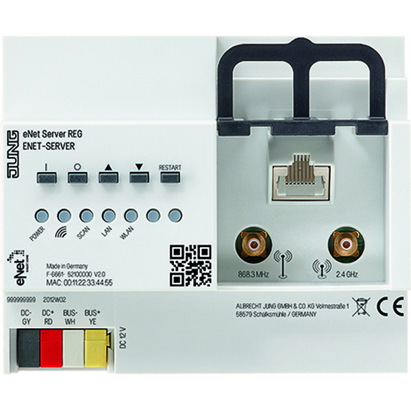 Jung Enet Server For Din-Rail System Controller - ENET-SERVER