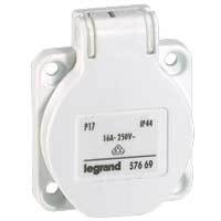 Legrand Built-In Socket 230V 16A White P17 - 057669