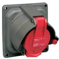 Legrand Hypra Enchufe Interruptor Incorporado 400V 16A 4P IP44 Rojo - 052203