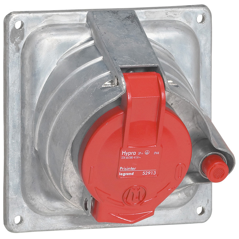 Legrand Hypra Prise encastrée 400V 32A 3P+N IP44 Métal - 052914