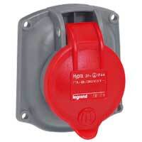 Hypra Inbuilt Socket 400V 16A 3P IP44 ML - 052183