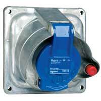 Legrand Hypra Inbuilt Socket 230V 16A 2P IP44 Metal - 052012