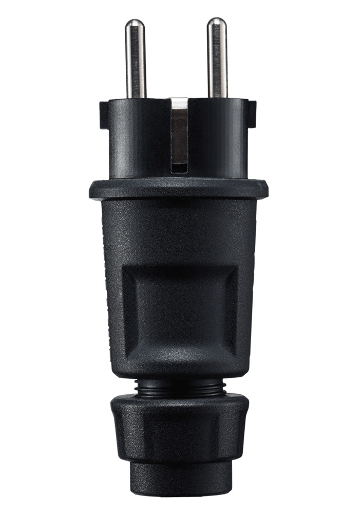 ABL Black 3 Pole Grounded Plug IP44 3x2.5mm - 1519-100