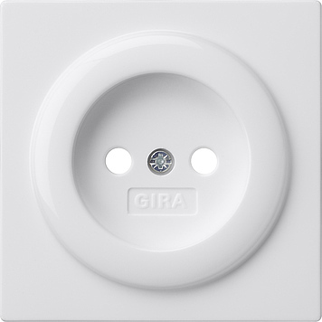 Gira S-Color Pure White Socket Cover - 092540