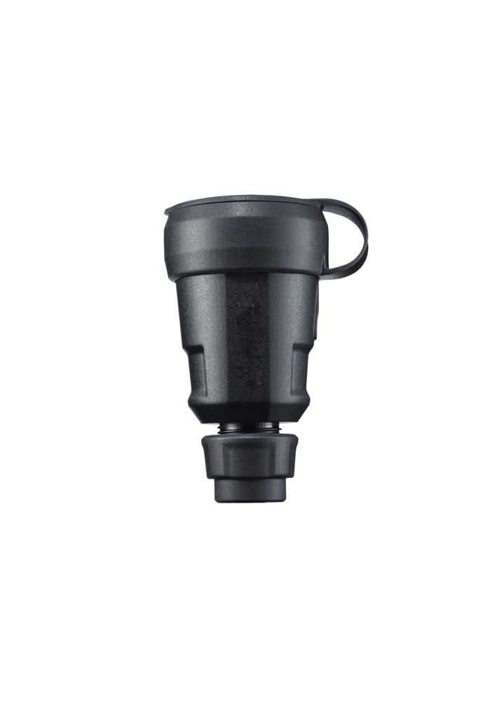 ABL Black Schuko Coupling High Quality Plastic IP44 - 1579-300