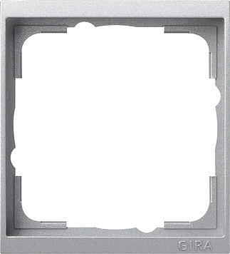 Gira Event Clear Single Frame Aluminum - 1461726