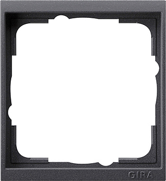 Gira Event Clear Anthracite Single Frame - 1461728