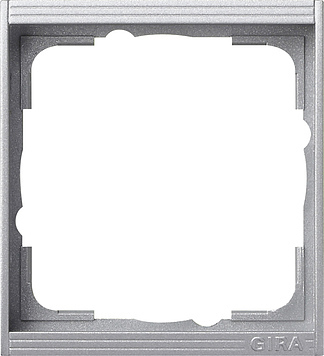 Gira Event 1-Module Intermediate Frame Aluminum - 146126