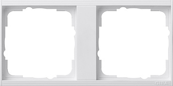 Gira Event 2-Way Intermediate Frame Matte Pure White - 146227