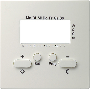 Gira Cover For Room Temperature Controller 230V With Clock - 146940