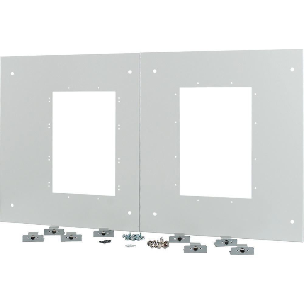 Eaton voorpaneel voor 2x IZMX16 550x1000mm grijs - 178065