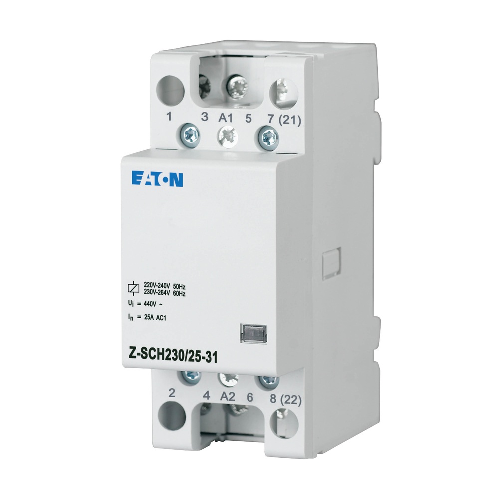 Eaton Instalación Contactor 230VAC 50Hz 25A 3NO 1NC - 248846