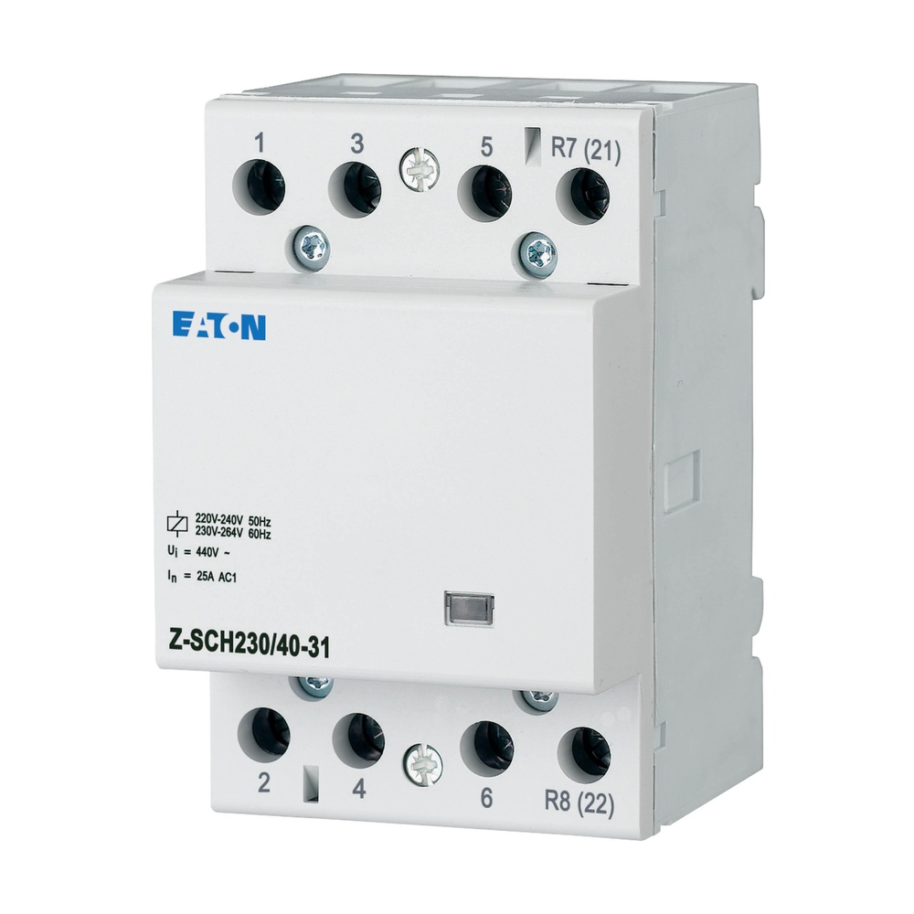 Eaton Contactor de instalación 230VAC 50Hz 40A Z-SCH230/40-31 - 248854