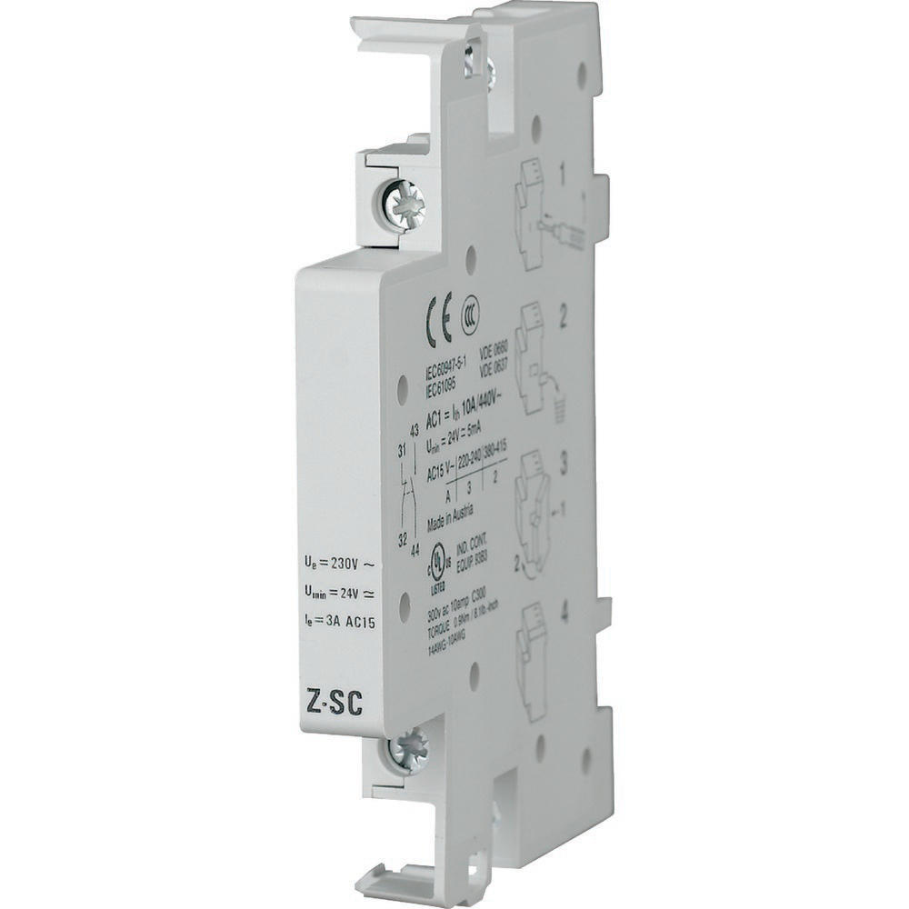 Eaton Contact Auxiliaire Z-SC Avec 1 Contact d'Ouverture 1 Contact de Fermeture - 248862