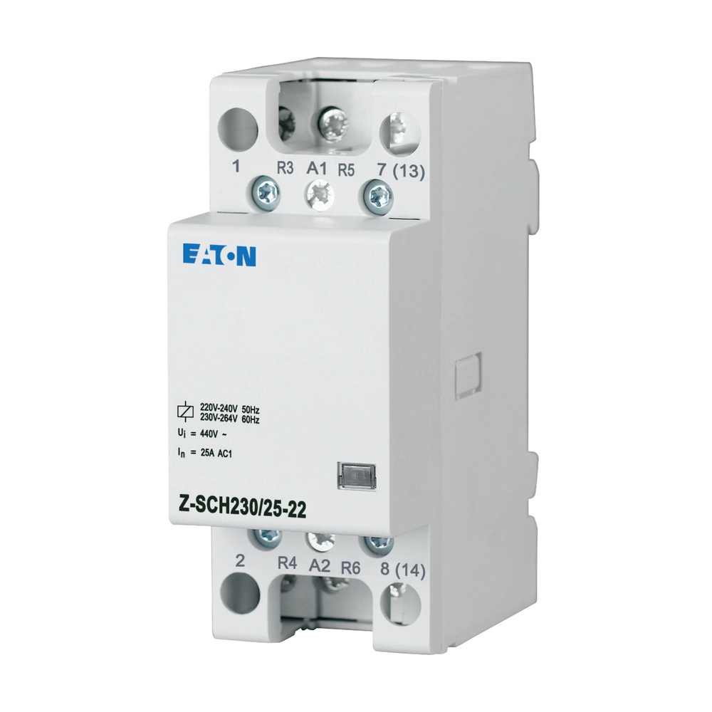 Eaton Instalación Contactor 230VAC 50Hz 25A 2NO+2NC Z-SCH230/25-22 - 248849