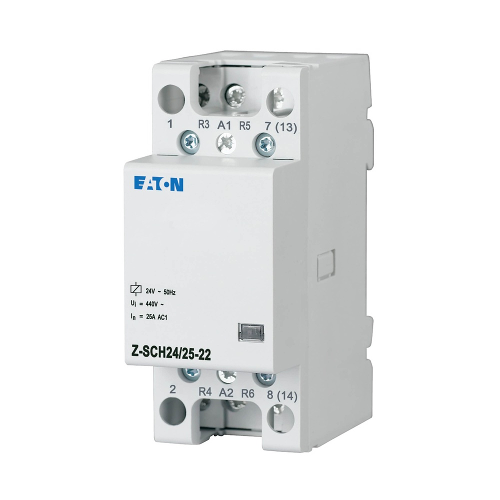 Eaton Instalación Contactor 24VAC 50Hz 25A 2NO+2NC 2HP - 248850