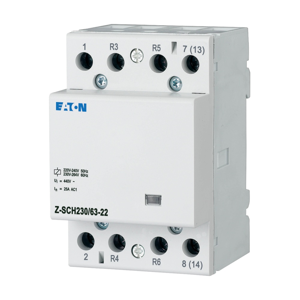 Eaton Instalación Contactor 230VAC 50Hz 63A 2NO 2NC 3HP - 248857