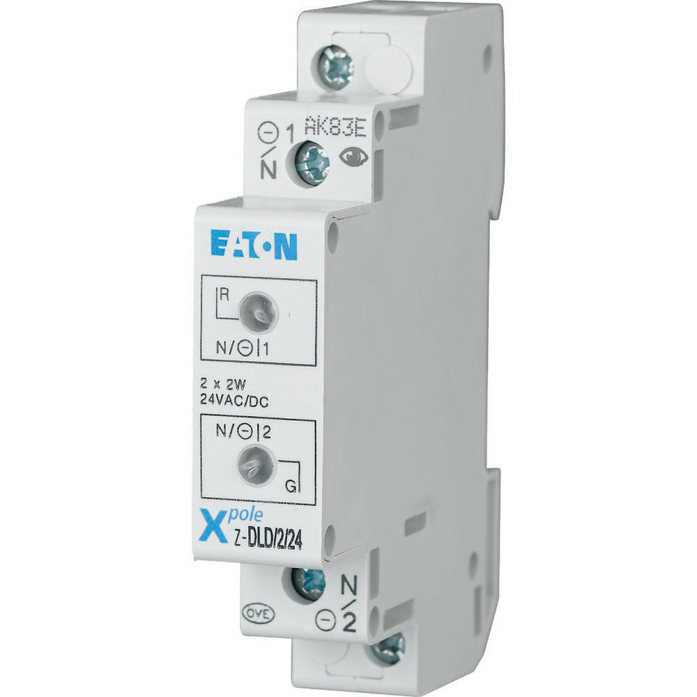 Eaton Doppel-LED-Signalleuchte 24AC/DC Rot/Grün Z-DLD/2/24 - 284926