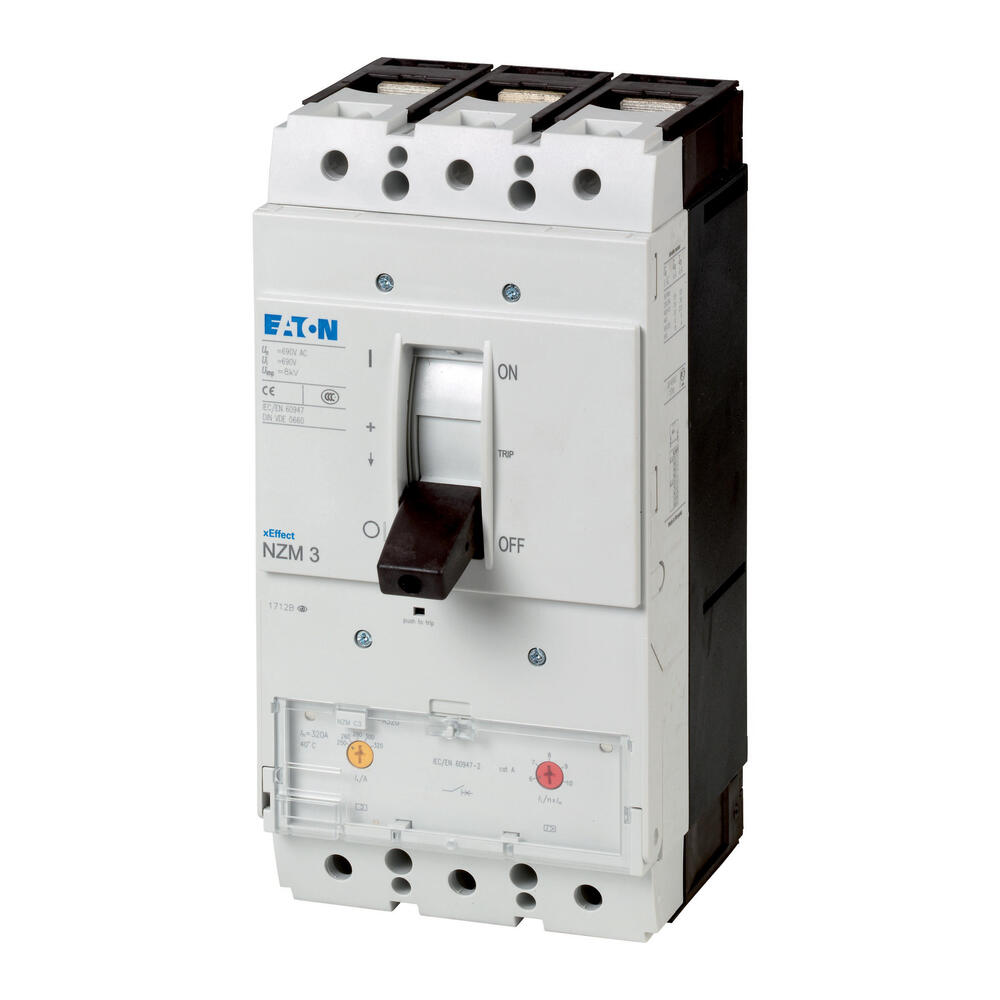 Eaton Circuit Breaker 3P 500A 150KA NZMH3-A500-BT Box Terminals - 110307