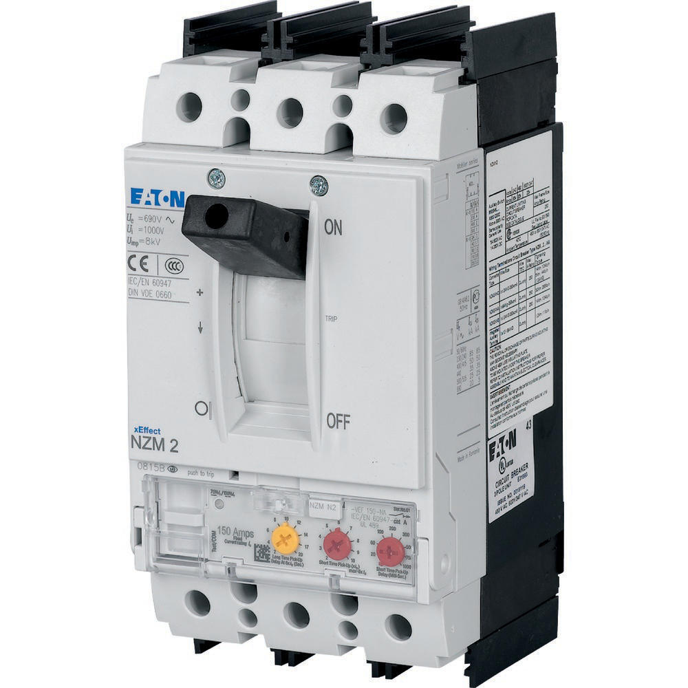 Disjoncteur Eaton 3P 200A avec bornes en boîtier UL/IEC 50KA - 107595