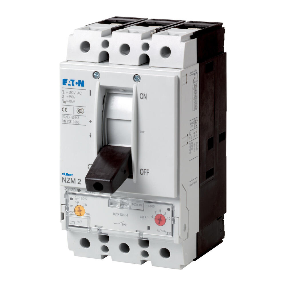 Eaton Interruptor automático 3P 125A con terminales de caja certificado UL/IEC - 107781