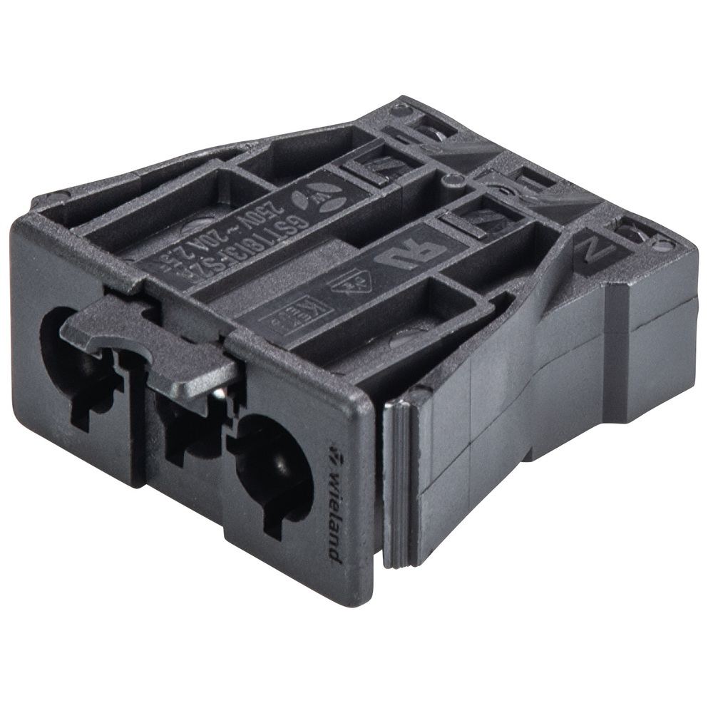 Conector de dispositivo Gesis Classic - Macho a presión - 3P - 250V/20A - Negro - 92.032.9658.1