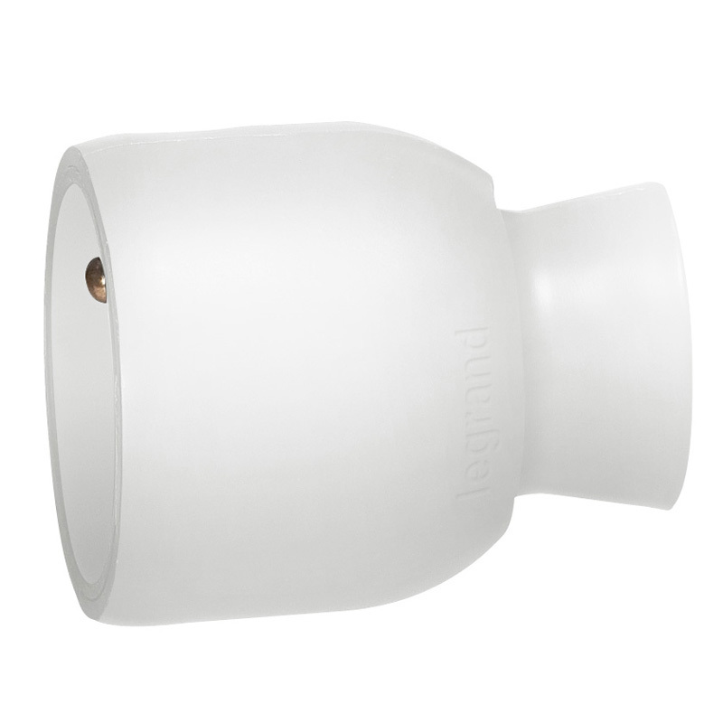 Legrand Straight White Plug With Earth Contact - 050417 [30 pieces]