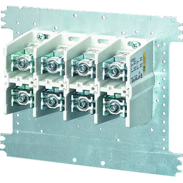 Hensel 400A stroomklem met montageplaat - 25-240mm Koper/Aluminium 4 polen - Mi VE 240