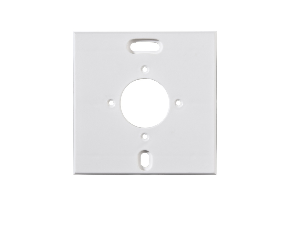 Martin Kaiser Assembly Plate Thermoplast Square Quad Fixing Holes Arctic White - 826T/KWS [2 pieces]