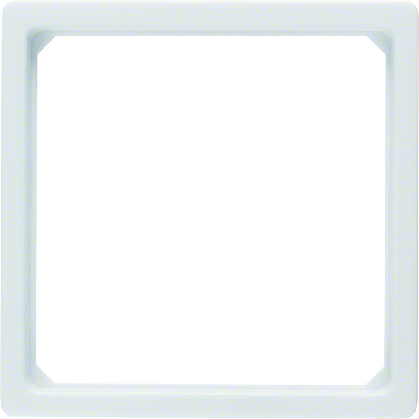 Hager Berker Adapterring für Zentralplatte 50x50mm Polarweiß - 11096079 [5 Stück]